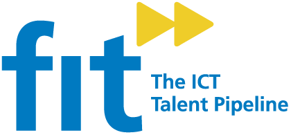 fit logo - the ict talent pipeline. Links back to homepage