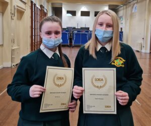 Congratulations to Abi Delaney and Sophie Pilkington of Loreto Crumlin, each achieved a Bronze Award with the Choose Tech programme.