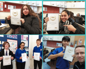 Well done to the Royal & Prior Comprehensive School- DonegalCongratulations to Lara Villalon Martinez, Candela Guerrero, Rupert Acheson, Luz Salazar, Thomas O'Sullivan & Ace Rodriguez who have all completed the Bronze Awards in the FIT Choosetech Program. A Special thanks to teacher Michael Healy (pictured with Ace Rodriguez)