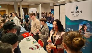 Busy day at FIT's Females in Tech Event November 2024