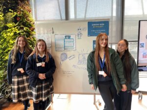 Participants of the Choose Tech Artificial Intelligence Project from St Mary's Holy Faith Killester