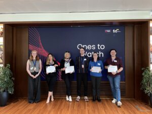 Ones to Watch! Our extraordinary Choose Tech Educators, presented with their Awards by our wonderful guest speaker Olivia Humphreys, winner of the James Dyson Medical Device of the Year Award 2024 and Product Designer at Luminate Medical