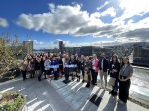 A beautiful day in the history of Choose Tech - Award winners of the FIT Choose Tech Ambassador Awards Ceremony at Salesforce Tower Dublin - March 2025
