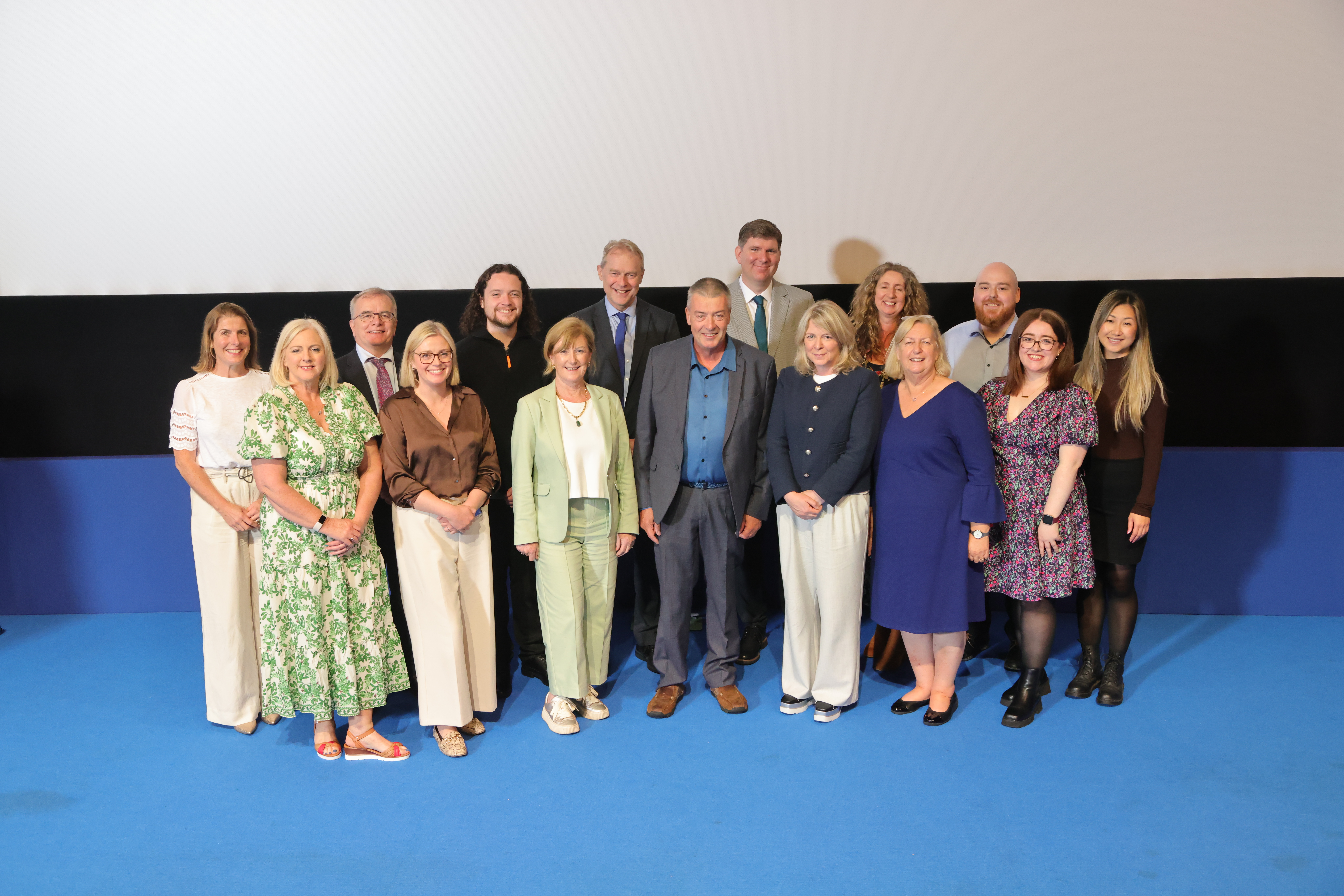 FIT employer partners and apprentices gathered at an event